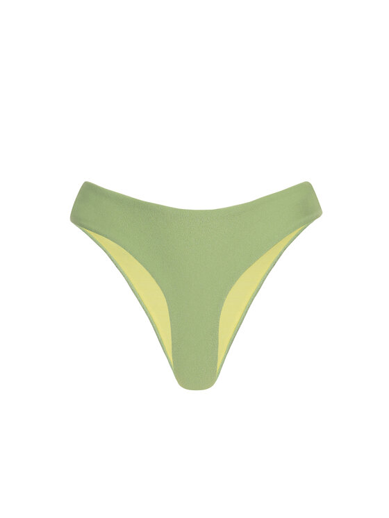 Miss Lou Miss Lou Dół od bikini D-OE1-Z Zielony