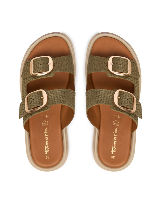 Tamaris Tamaris Шльопанці 1-27239-42 Зелений