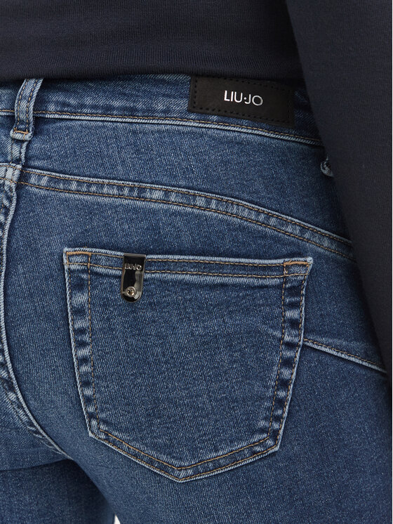 Liu Jo Liu Jo Teksad UF6006 D0305 Tumesinine Regular Fit