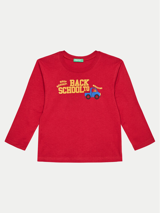 United Colors Of Benetton United Colors Of Benetton Bluse 3I1XG10FL Rot Regular Fit