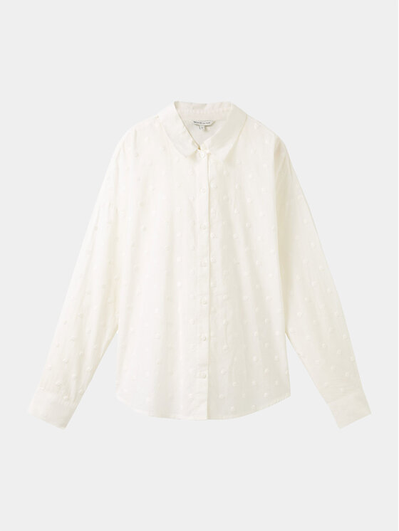 Tom Tailor Denim Tom Tailor Denim Košulja 1039361 Bijela Regular Fit