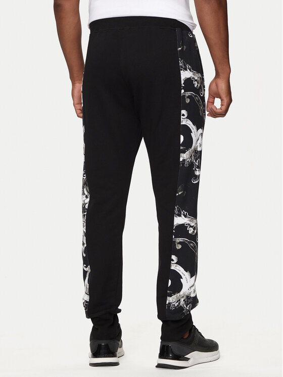 Versace Jeans Couture Versace Jeans Couture Teplákové kalhoty 76GAA3C0 Černá Regular Fit