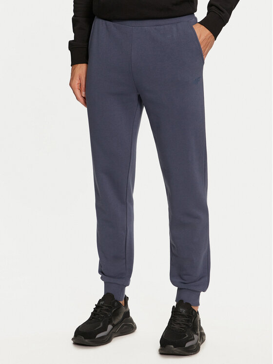 4F Pantaloni da tuta 4FWMM00TTROM0942 Blu Regular Fit, taglia : M