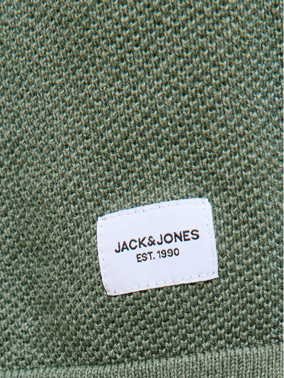 Jack&Jones Jack&Jones Džemper Hill 12157321 Zelena Regular Fit