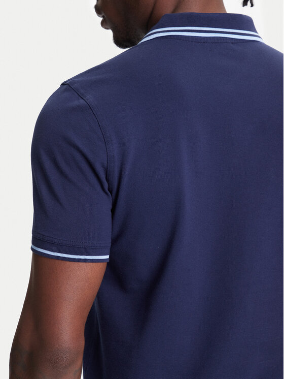 United Colors Of Benetton United Colors Of Benetton Pólóing 3F9HU302E Sötétkék Regular Fit