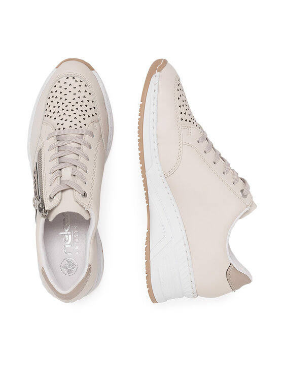 Rieker Rieker Sneakersy N4344-60 Écru