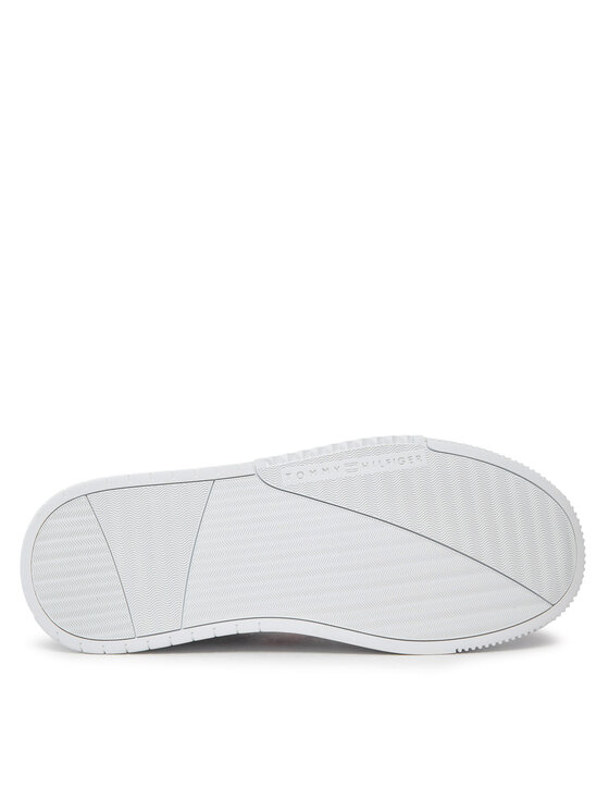 Tommy Hilfiger Tommy Hilfiger Sneakersy Supercup Lth Stripes Ess FM0FM04895 Biały