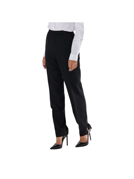Guess Guess Spodnie materiałowe Pantalone donna roberta structure Czarny Jogger Fit