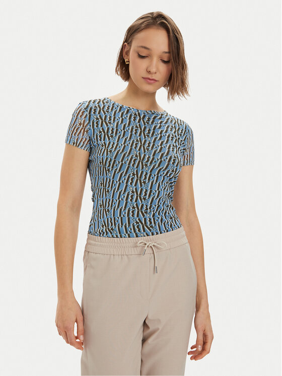 Marella Marella Тишърт Zulia 2413971014 Син Regular Fit