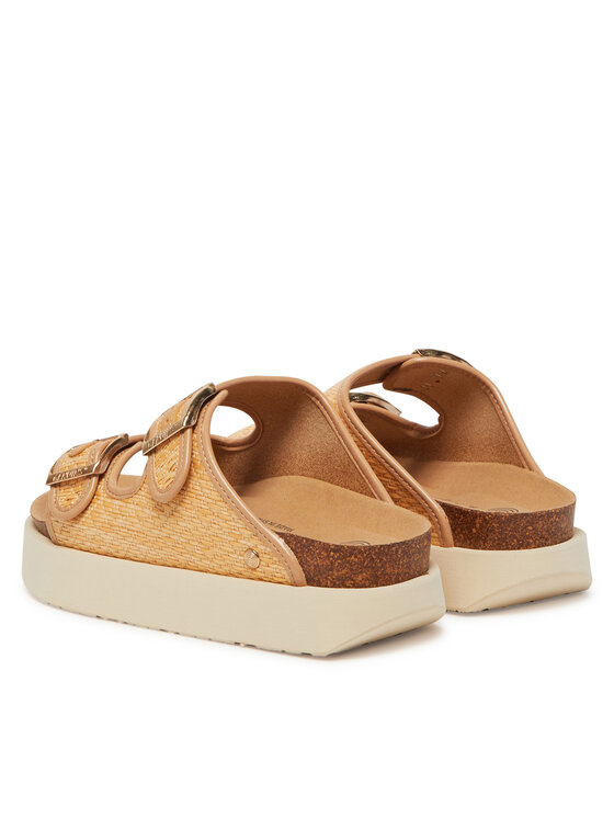 Genuins Genuins Plätud Hawaii Raffia G106361 Beež