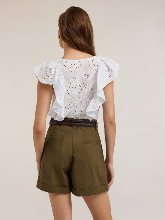 Motivi Motivi Blusa 2710Q001868N011 Bianco Regular Fit