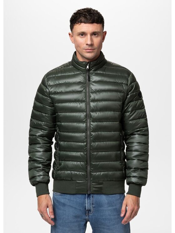 PITBULL PITBULL Kurtka przejściowa HARPER Zielony Regular Fit