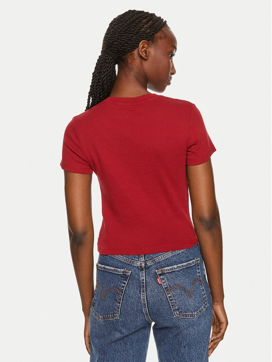Levi's® Levi's® T-krekls Essential Sporty A8798-0025 Sarkans Slim Fit