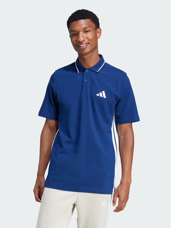 adidas adidas Polo 143471 Niebieski Regular Fit
