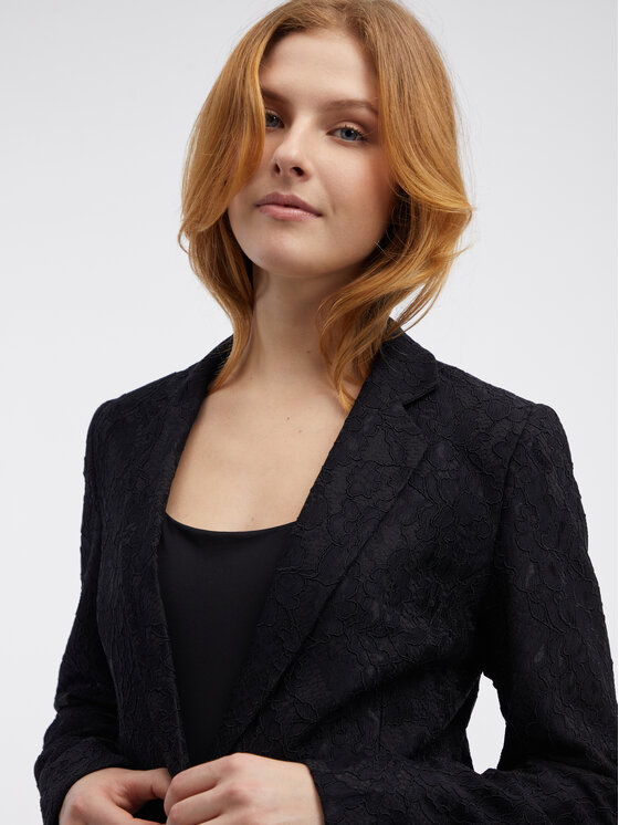 Orsay Orsay Marynarka 480333660000__42 Czarny A-Line Fit