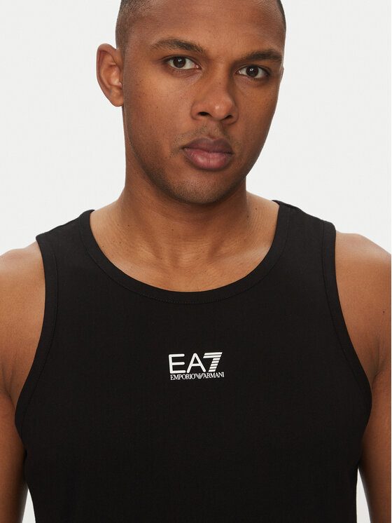 EA7 Emporio Armani EA7 Emporio Armani Мъжки топ 7M000295 AF10375 UC001 Черен Regular Fit