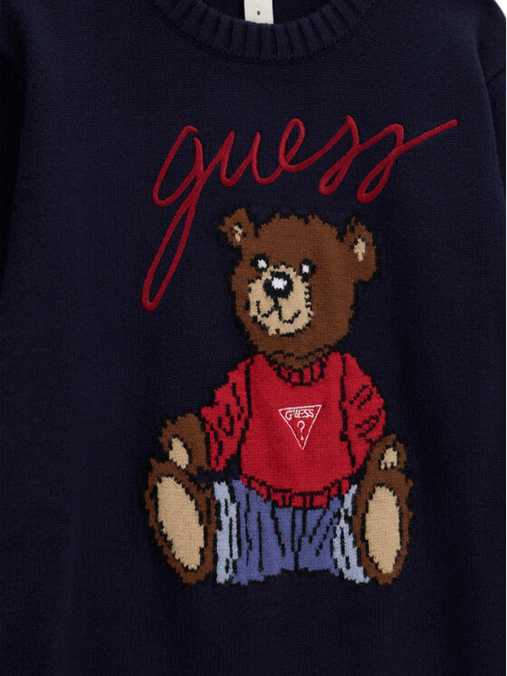 Guess Guess Svetr H6BR01 Z1336 Tmavomodrá Regular Fit