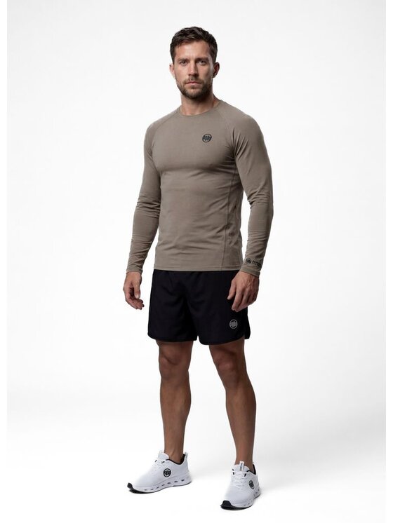 PITBULL PITBULL Legginsy RUNWAY Brązowy Regular Fit