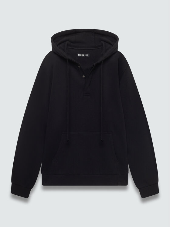 BIG STAR BIG STAR Bluza BAZYLER Czarny Basic Fit