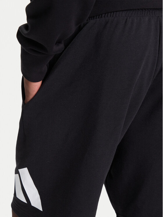 adidas adidas Спортивні шорти Essentials Big Logo JE8956 Чорний Regular Fit