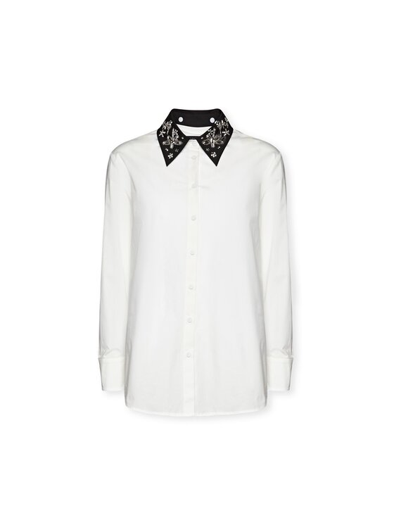 Elena Mirò Elena Mirò Camicia 5149P000207N011 Bianco Slim Fit