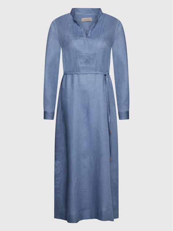 Marella Marella Vsakodnevna obleka Giallo 32210124 Mornarsko modra Relaxed Fit