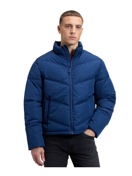 Lee Lee Kurtka puchowa 112386418 Niebieski Regular Fit
