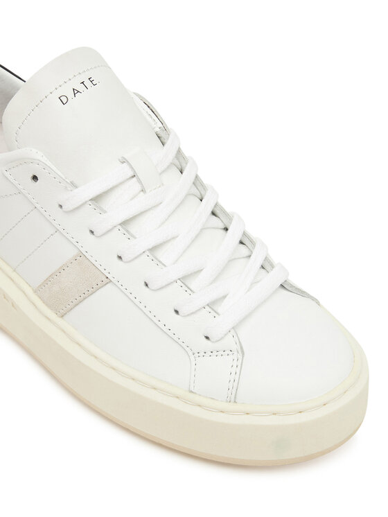 D.A.T.E. D.A.T.E. Sneakersy Hill Low Platform Calf W431-HP-CA Biały