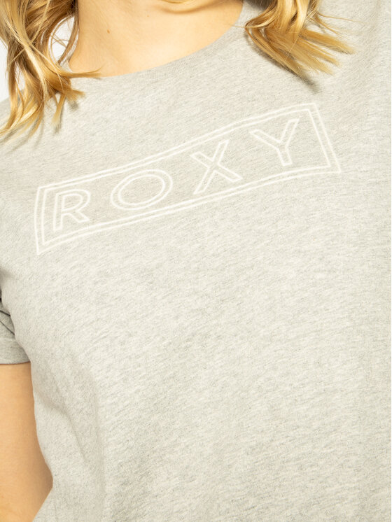 Roxy Roxy Marškinėliai Epic Afternoon ERJZT04808 Pilka Regular Fit