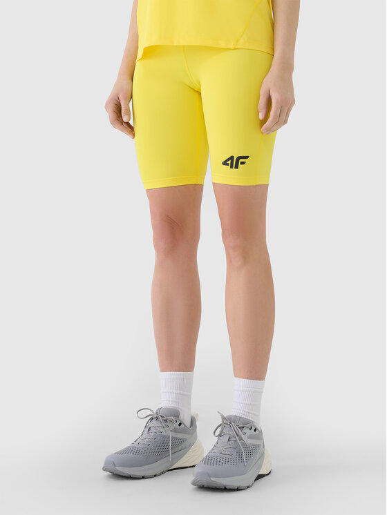 4F 4F Kolarki NOS Żółty Slim Fit