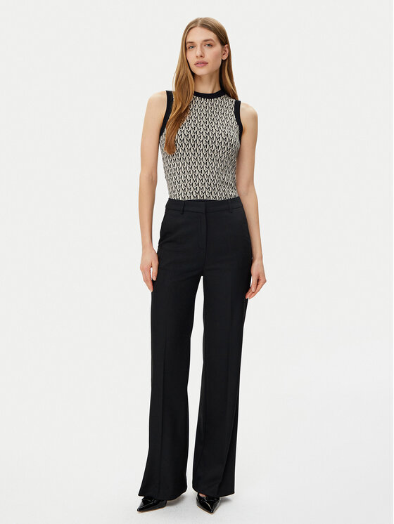Morgan Morgan Top 251-MESTO Czarny Regular Fit