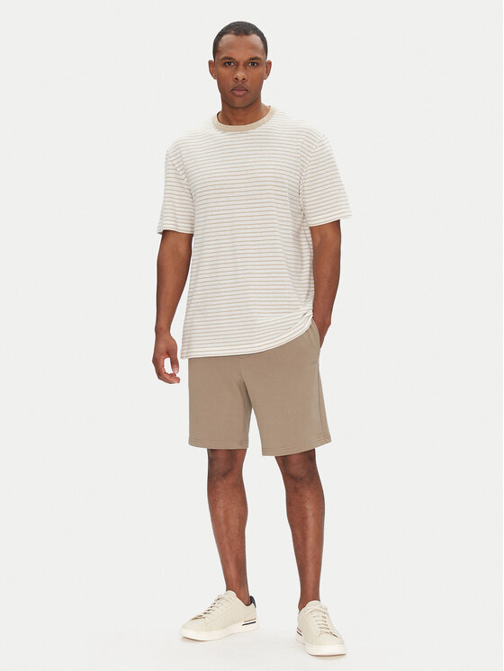 HUGO HUGO Szorty sportowe Dayono 50530696 Beżowy Relaxed Fit