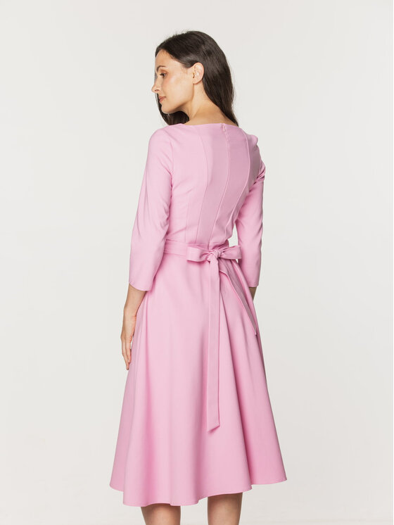Willsoor Willsoor Sukienka koktajlowa 67790 Różowy A-Line Fit