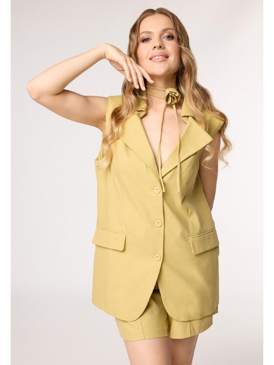 LAURELLA LAURELLA Marynarka LAURELLA 8UL006900 Zielony Regular Fit