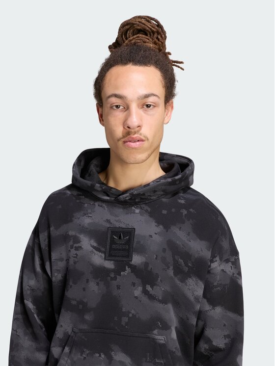 adidas adidas Bluza 164969 Czarny Loose Fit