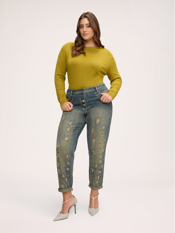 Fiorella Rubino Fiorella Rubino Maglione M275L008557N025 Verde Regular Fit
