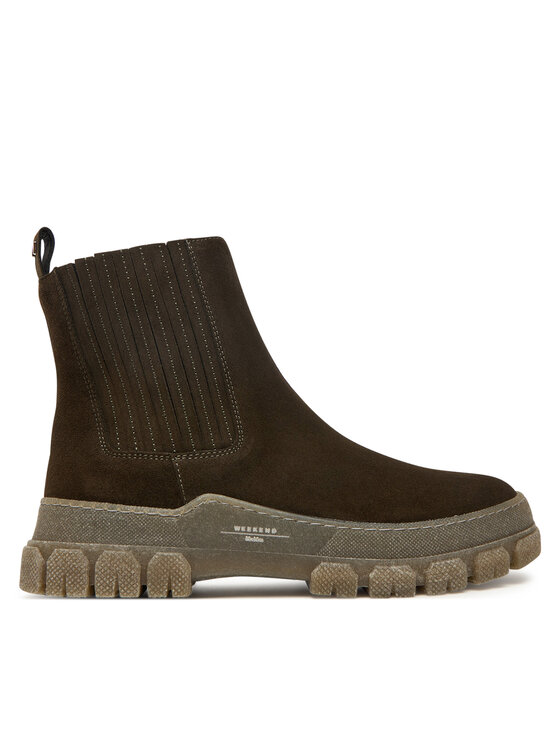 Weekend Max Mara Weekend Max Mara Боти тип челси 2525796035600 Кафяв