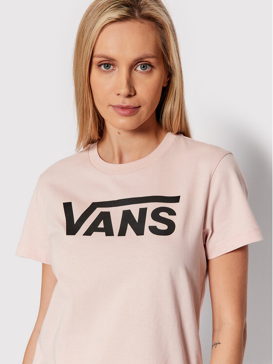 Vans T Shirt Flying Crew Vn0a3up4 Rosa Regular Fit Modivoit 