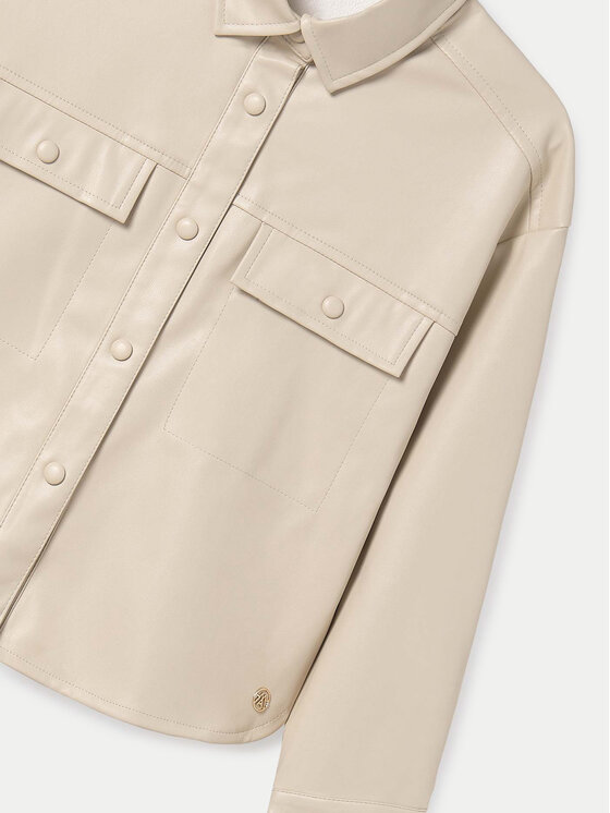 Mayoral Mayoral Camicia 7194 Beige Regular Fit