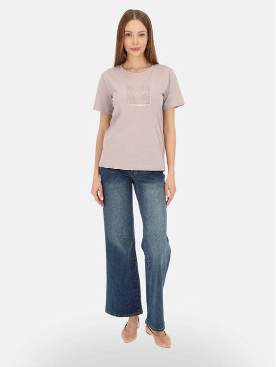 L’AF L’AF T-Shirt Nika Różowy jasny Regular Fit