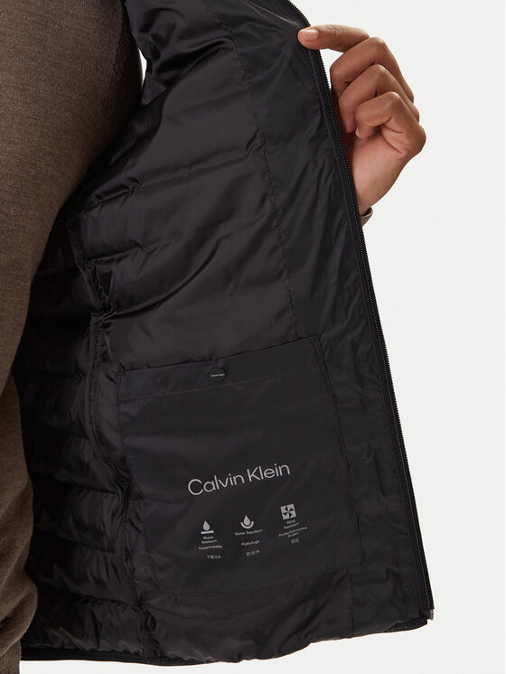 Calvin Klein Calvin Klein Vestă elegantă LV04LC509G Negru Regular Fit