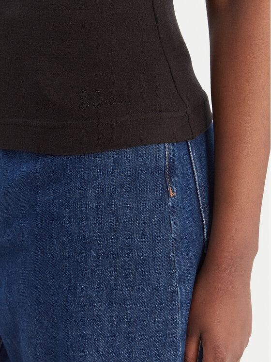 Guess Guess Блуза W6RP16 KD012 Черен Regular Fit