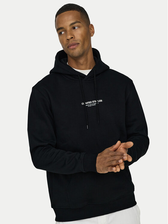 Only & Sons Only & Sons Felpa Curated 22030921 Nero Regular Fit