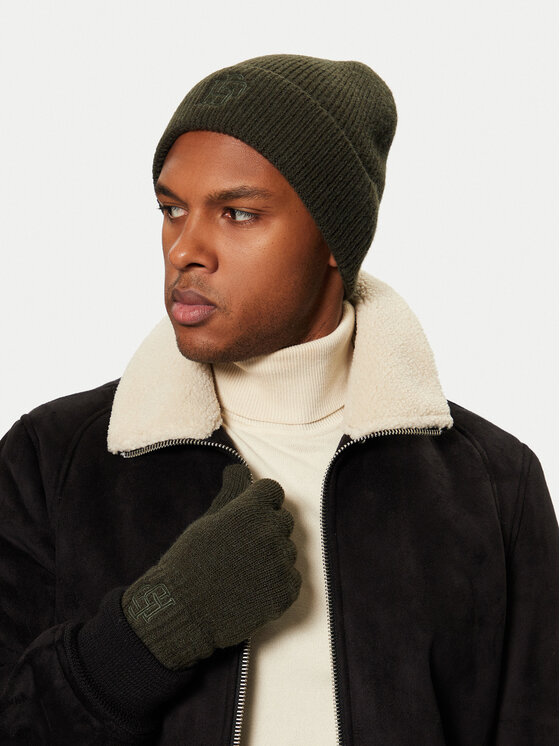 Jack&Jones Jack&Jones Набір шапка і рукавички 12264109 Зелений