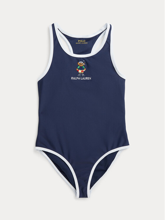 Gyerek Női fürdőruha Polo Ralph Lauren, Méret: 2Y, Sötétkék, 312935069001
