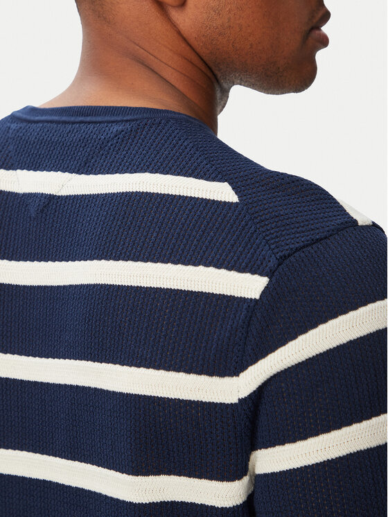 Tommy Hilfiger Tommy Hilfiger T-särk Breton MW0MW43942 Tumesinine Regular Fit