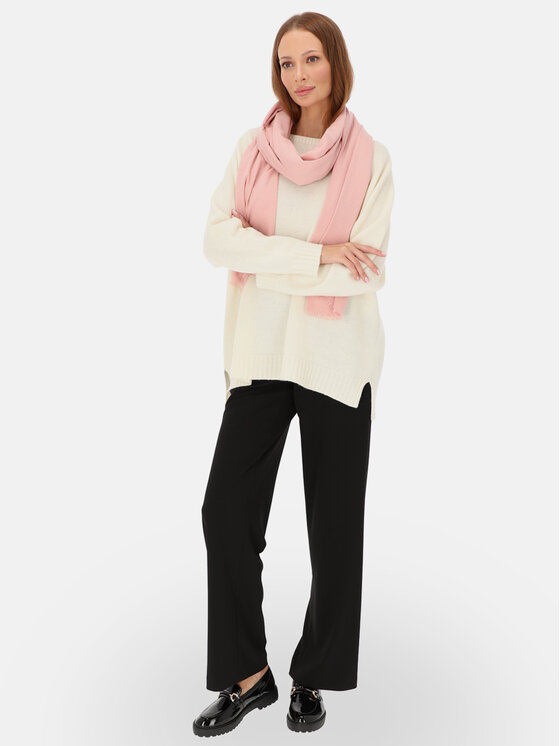 Potis & Verso Potis & Verso Szal GŁADKI Różowy