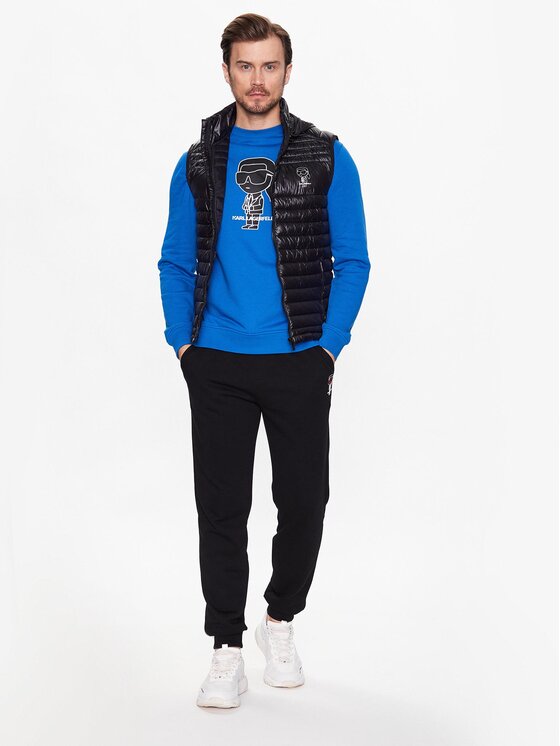 KARL LAGERFELD KARL LAGERFELD Telovnik 505087 531590 Črna Regular Fit