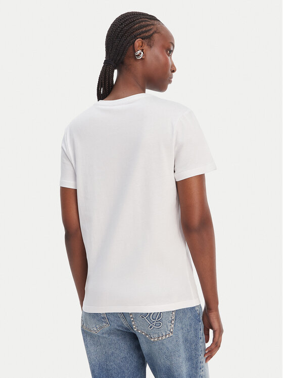 Liu Jo Liu Jo T-Shirt WA6491 JS923 Biały Regular Fit
