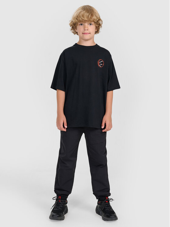 4F 4F T-Shirt URBAN COMMUTER Czarny Oversize